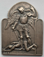Médaille Bronze Argenté. Ville De Bruxelles. En Souvenir De Leurs Noces De Diamant 1904-1964. Dans Son écrin. - Professionals / Firms