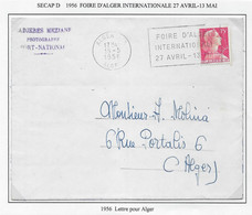 Algérie - Oblitération - Lettre - Briefe U. Dokumente