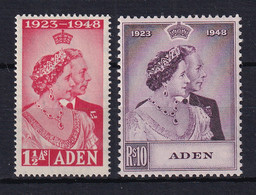 Aden: 1949   Royal Silver Wedding      MH - Aden (1854-1963)