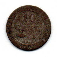 Napoléon I Er   -  10 Centimes 1809 I  état  B - 10 Centimes