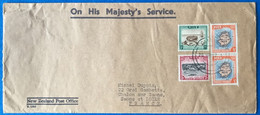 Niue - Enveloppe OHMS 20.3.1957 - New Zealand Pour La France - (L155) - Sonstige & Ohne Zuordnung