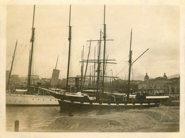 Cannes * Photo Ancienne * Le Port * Bateau Voilier 3 Mâts * 1923 - Cannes