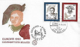 Fdc Filagrano EUROPA  (1980); No Viaggiata; AF - FDC