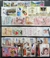 India 2020 Complete Full Set Year Pack Stamps 55v Assorted Themes - Full Years