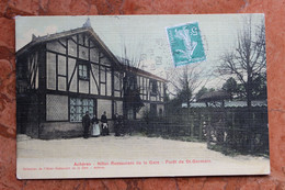 ACHERES (78) - HÔTEL-RESTAURANT DE LA GARE - FORÊT DE ST-GERMAIN - Acheres