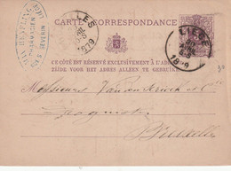 LIEGE CARTE DE CORRESPONDANCE HENFLING PHARMACIEN  1879 - 1800 – 1899