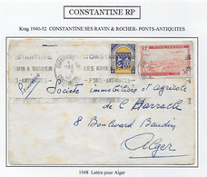 Algérie - Oblitération - Lettre - Lettres & Documents