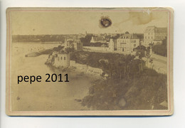 Photo Sur Carte 10,5 X 16,5 - Vue Générale DINARD (35) - Grand Hôtel De Dinard - Photographie LESTURGEON Fin 19ème - Alte (vor 1900)