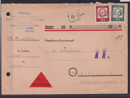 Bund Nachnahme MIF Bedeutende Deutsche Hamburg - Covers & Documents