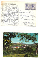 MM983 LUSSEMBURGO 1963 Stamps Card ETTELBRUCK - Brieven En Documenten