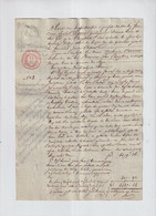 OUDE DOKUMENT - 1843  ASPER VERMELD     ZIE SCANS - Historische Dokumente