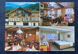 Leissigen Hotel Hirschen/ 4 Bild/ Faltkarte - Leissigen