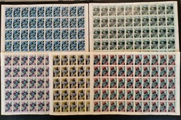 RUSSIA MNH (**) 1993 Communications Satellites  Mi.301-05 - Feuilles Complètes