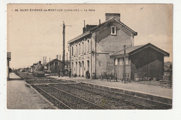 SAINT ETIENNE DE MONTLUC - LA GARE - TRAIN - 44 - Saint Etienne De Montluc