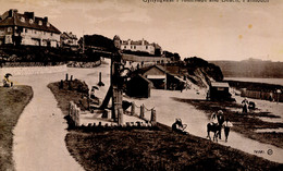 CORNWALL - FALMOUTH - GYLLYNGVASE PROMENADE AND BEACH 1916  Co967 - Falmouth