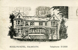 CORNWALL - FALMOUTH - ROSSLYN HOTEL  Co968 - Falmouth