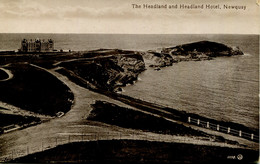 CORNWALL - NEWQUAY - THE HEADLAND AND HEADLAND HOTEL Co884 - Newquay