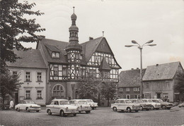 D-06493 Harzgerode - Marktplatz Mit Rathaus - Cars - Trabant - Wartburg - Nice Stamp - Harzgerode