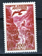Andorre Française PA 3 1/4 De Cote Neuf ** TB MNH Sin Charnela Cote 37 - Luftpost