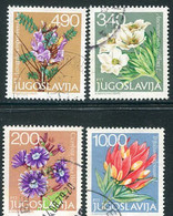 YUGOSLAVIA 1979 Alpine Flowers MNH / **.  Michel 1789-92 - Usati