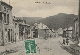 CPA  BRAUX    -     Rue Baudin -  Animée  Et Rare  -   Bon état. 151c - Autres Communes