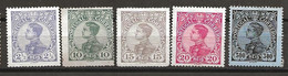 N° 154, 156, 157, 158 & 165 (1894) - Ungebraucht