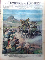 La Domenica Del Corriere 23 Gennaio 1944 WW2 Sardegna Abbazia Montecassino Radio - Weltkrieg 1939-45