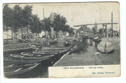 Boom   PETIT WILLBROECK - VUE DU CANAL 1906   (zegel Verwijderd) - Boom