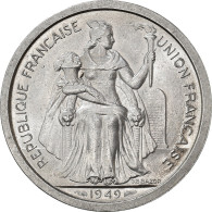 Monnaie, Nouvelle-Calédonie, 2 Francs, 1949, Paris, SUP, Aluminium, KM:9 - New Caledonia