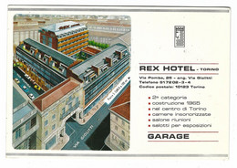 13.135 - TORINO - REX HOTEL - GARAGE 1950 CIRCA - Bares, Hoteles Y Restaurantes