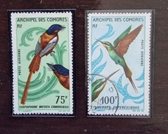 COMORES Oiseaux, Birds, Pajaros. Yvert N° PA 20/21 Oblitéré, Used - Other & Unclassified