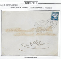 Algérie - Oblitération - Devant De Lettre - Briefe U. Dokumente
