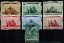BELG.1938 471-477*:  " Koekelberg " - Unused Stamps