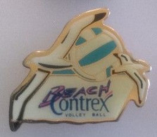 Pin's - Sports - Volleyball - BEACH - CONTREX - - Volleybal