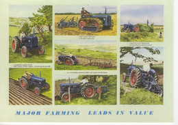 Fordson Major Range Of Tractors  -  Affiche De Publicité D'epoque  - CPM - Tractors