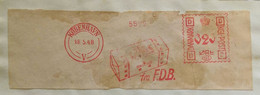 Danmark 1948 - Fra F.D.B. - EMA Meter Freistempel Fragment - Maschinenstempel (EMA)