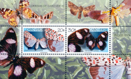 Cabo Verde - 1999 - Butterflies And Moths - MNH - Cap Vert