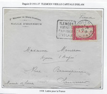 Algérie - Oblitération - Lettre - Lettres & Documents