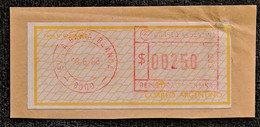 Argentina Bahia Blanca 1998 - Label  - EMA Meter Freistempel Fragment - Franking Labels