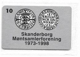 Denmark - Tele Danmark (chip) - Skanderborg Coin Collectors - TDP197 - 06.1999, 10kr, 1.300ex, NSB - Danemark