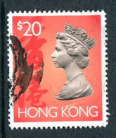 Hong Kong 1992-96 QEII Definitives - $20 Value Used (SG 716) - Usados