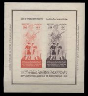 Egypte * Bloc 3 - Expo. Agricole Et Industrielle 1949 - Blocks & Sheetlets