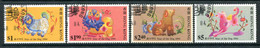 Hong Kong 1994 Chinese New Year - Year Of The Dog Set Used (SG 766-769) - Gebruikt