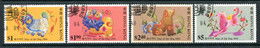 Hong Kong 1994 Chinese New Year - Year Of The Dog Set Used (SG 766-769) - Oblitérés