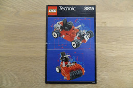 LEGO - 8815 INSTRUCTION MANUAL - Original Lego 1991 - Vintage - Kataloge