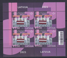 Latvia - 2021 "Gold Medal Winners Of The Tokyo Games" M/S (MNH) - Verano 2020 : Tokio