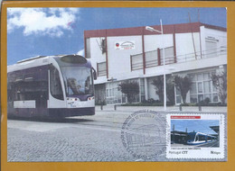 Subway Train From Almada. Railways. Metro Vanuit Almada. U-Bahn Von Almada. Train De Métro D'Almada. Chemins De Fer D'Al - Tramways