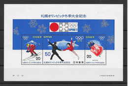 Japan 1972 Olympia Block 85 ** - Unused Stamps