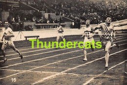 VINTAGE TRADING TOBACCO CARD CHROMO ATHLETIC OLYMPICS 1928 TABACOS DE ANGOLA No 16 BARBUTI AMSTERDAM - Athletics