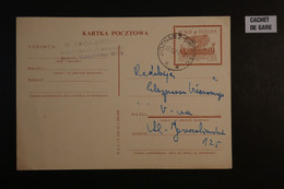 AJ8 POLSKA BELLE LETTRE EXPRESS 1974 POSTE FERROVIAIRE  + AFFRANCH. PLAISANT - Cartas & Documentos